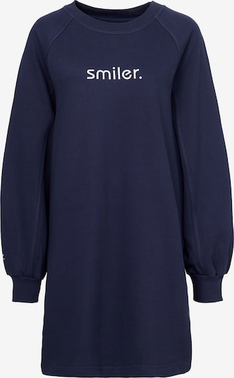 smiler. Sweatshirt 'Nippy' in blau / weiß, Produktansicht