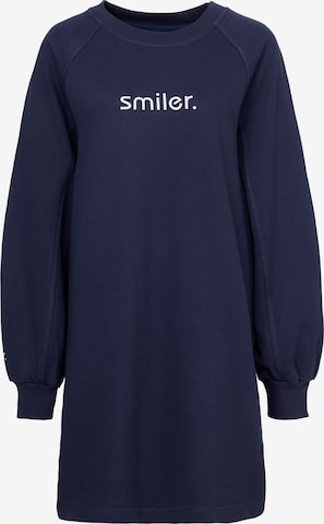 Sweat-shirt 'Nippy' smiler. en bleu : devant