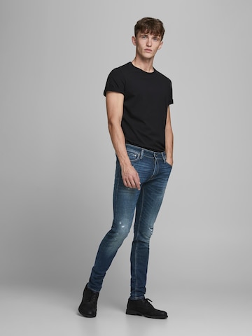 Skinny Jean 'Liam' JACK & JONES en bleu