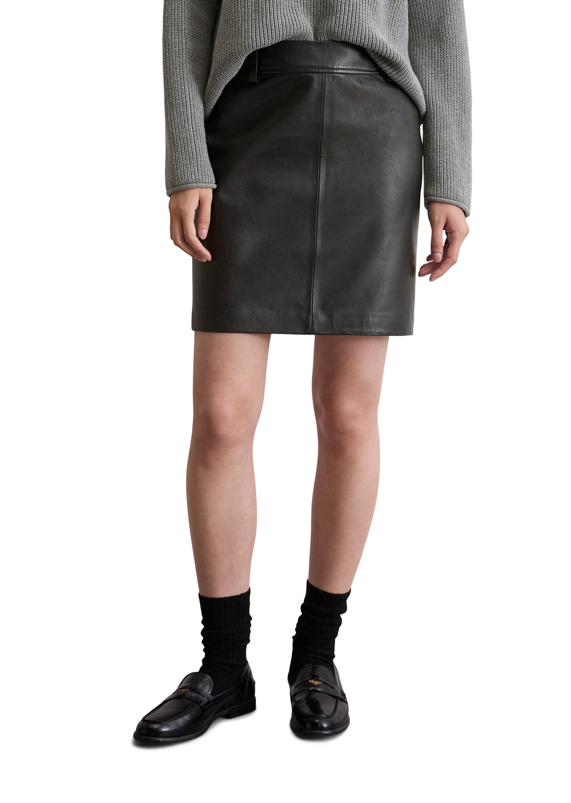 Jupe Marc O'Polo en noir : devant