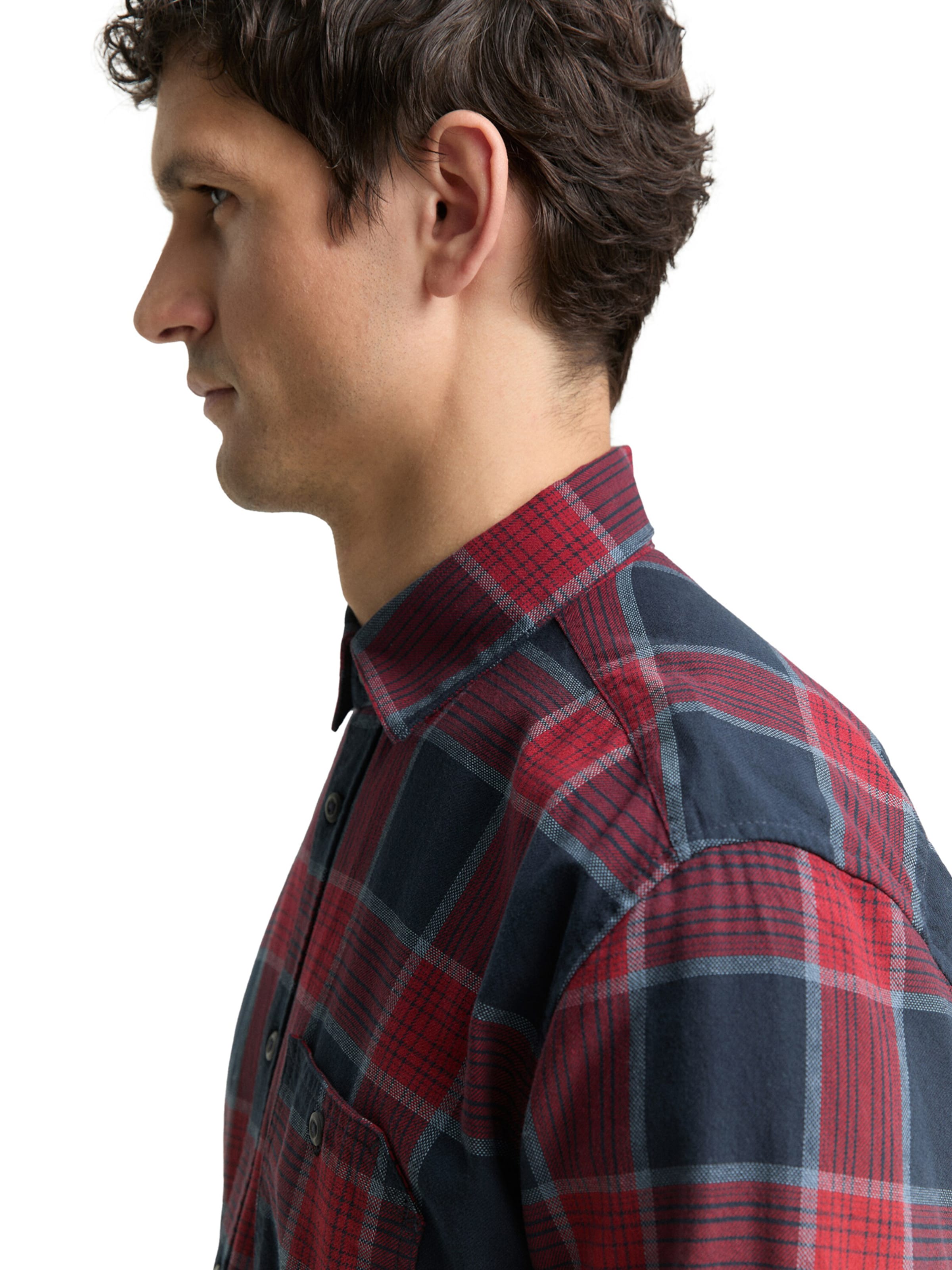 TOM TAILOR Comfort Fit Hemd in Rot