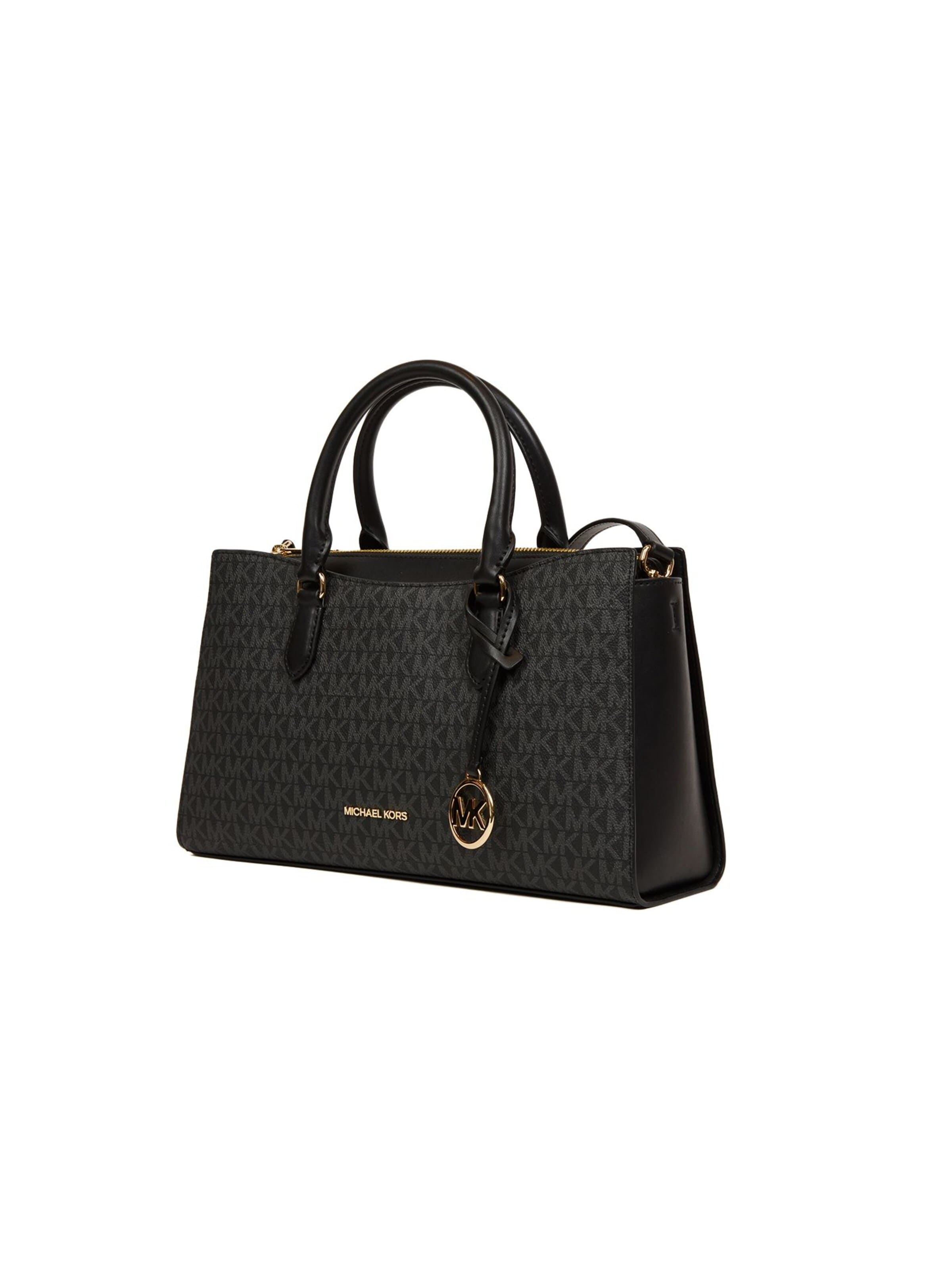 Michael Kors - Bolso de mano 'Arden Medium Top-Zip' en negro