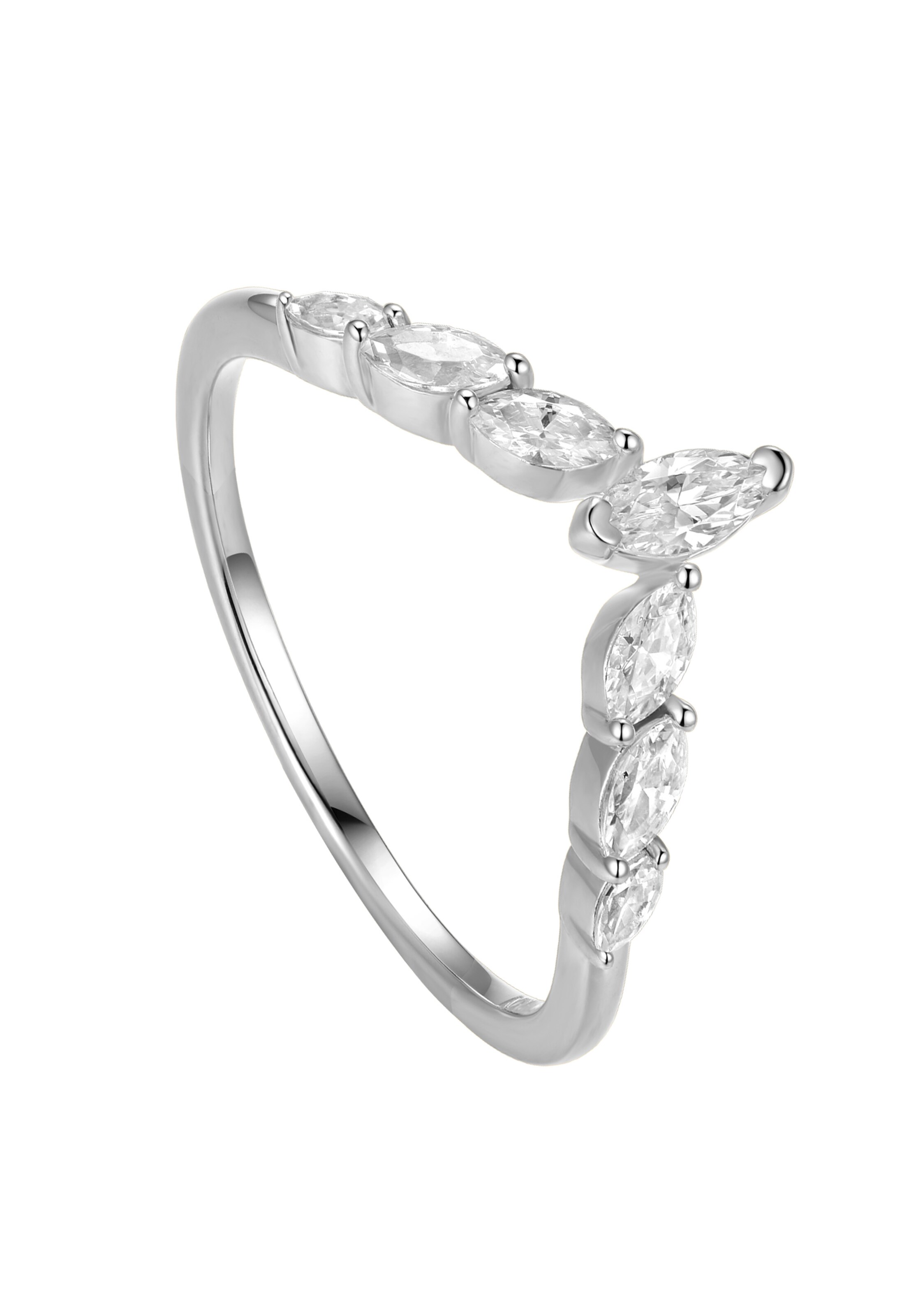 Nana Kay Ring 'Sparkly Couture' in Silver: front