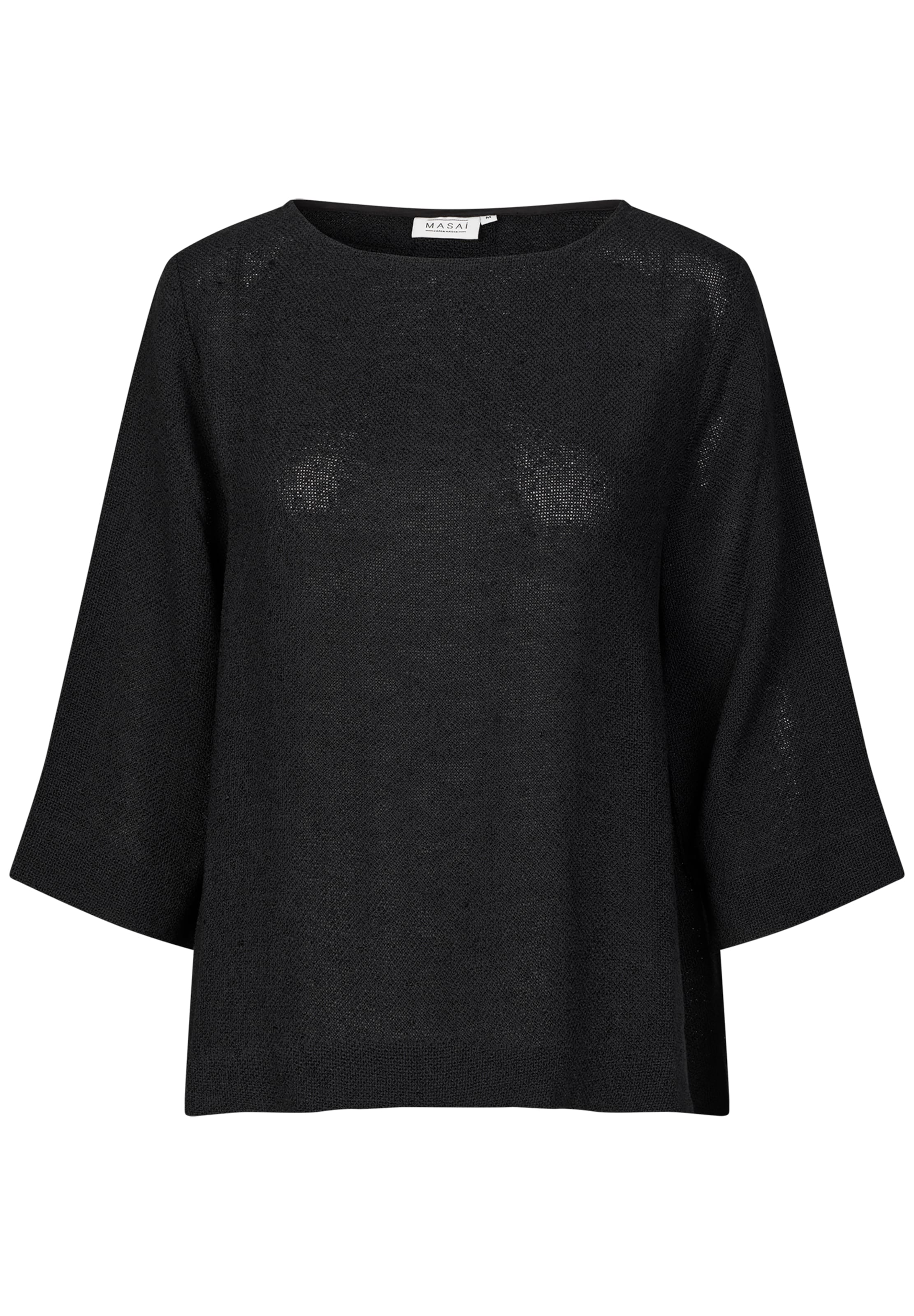 Masai Bluse 'MaDovinia' i sort: forside