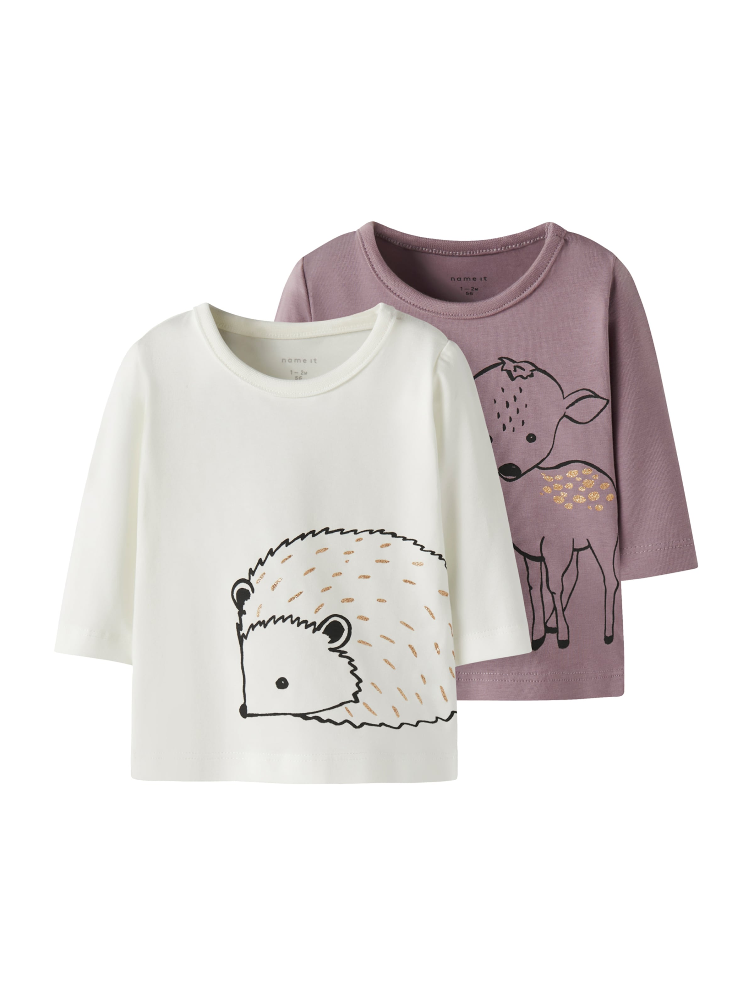 NAME IT Shirt 'NBFORLANDA' in Pink: front