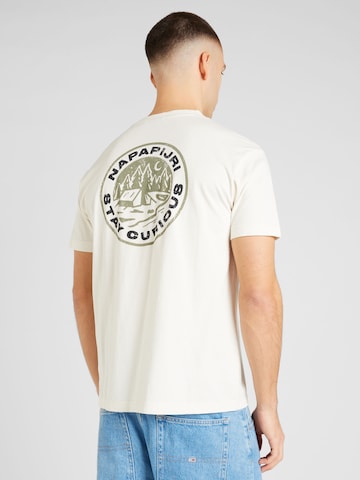 T-Shirt 'S-KOTCHO' NAPAPIJRI en blanc : devant