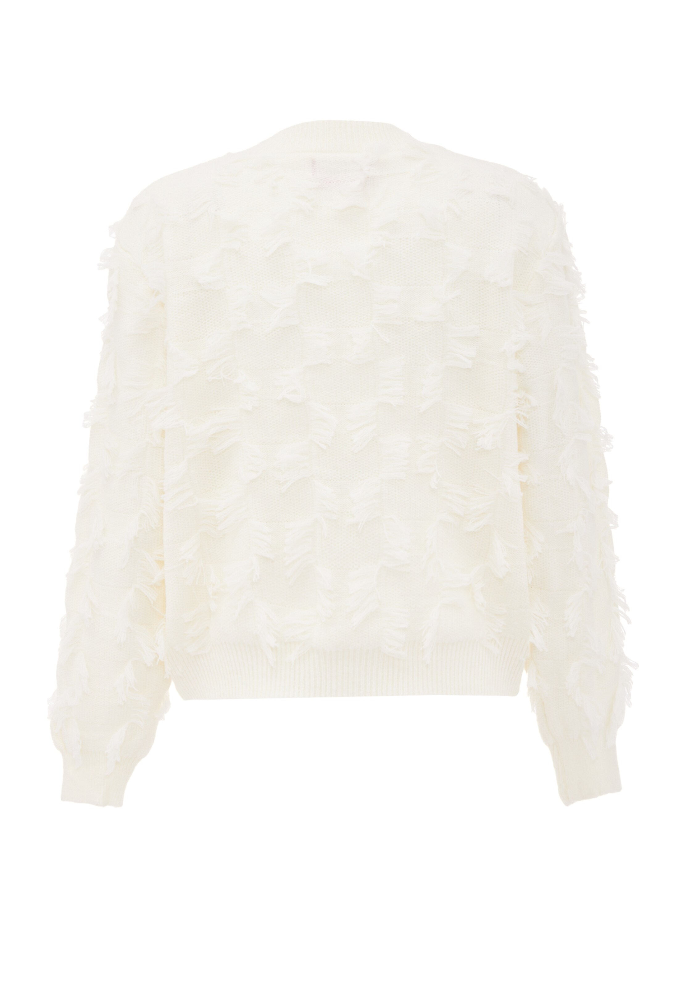 swirly Pullover in Weiß