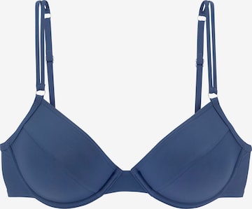 s.Oliver - Top de bikini 'Rome' en azul: frente