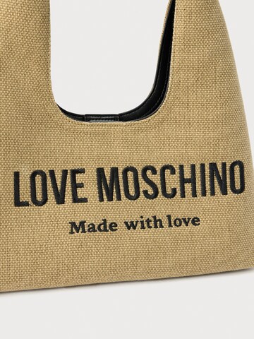 Love Moschino - Bolso de hombro 'ORO' en beige