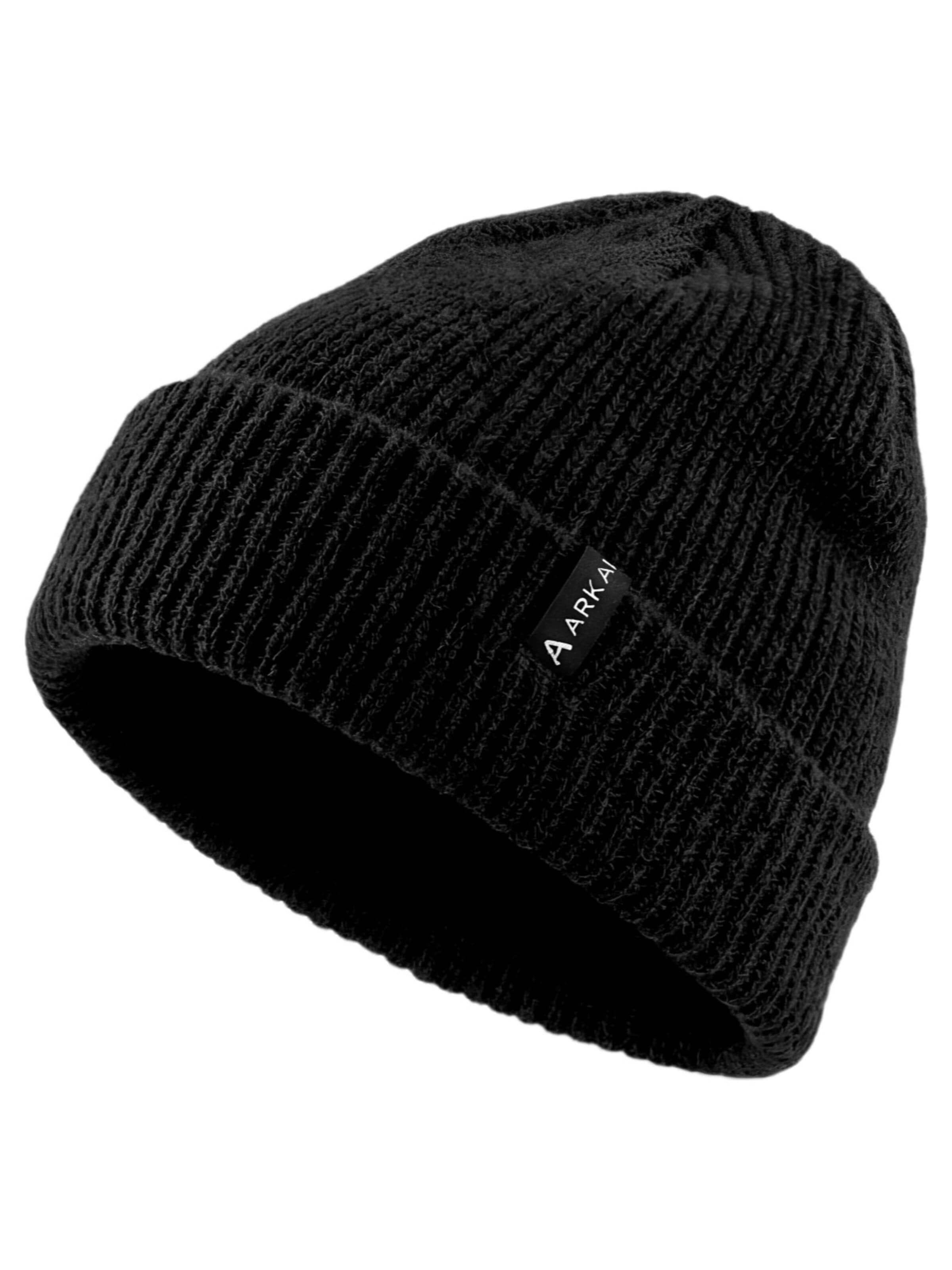 Arkai Beanie in Black: front