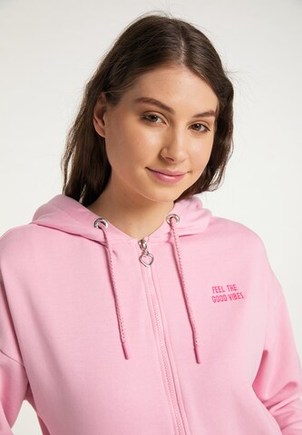 MYMO Sweatjacke in Pink