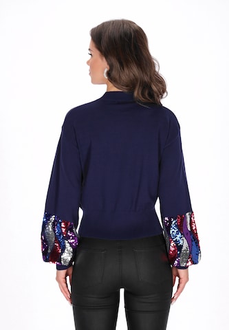 Sweat-shirt faina en bleu