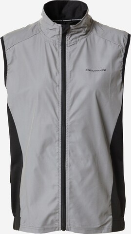 ENDURANCE Sports Vest in Grey: front