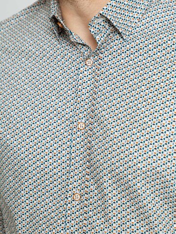 Suitable Slim fit Overhemd in Blauw