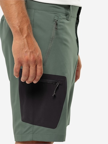 JACK WOLFSKIN Normální Outdoorové kalhoty 'ACTIVE TRACK' – zelená