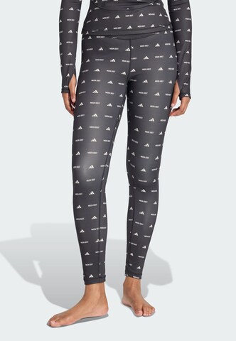 ADIDAS SPORTSWEAR Skinny Sports trousers 'Adidas x Moon Boot' in Black: front