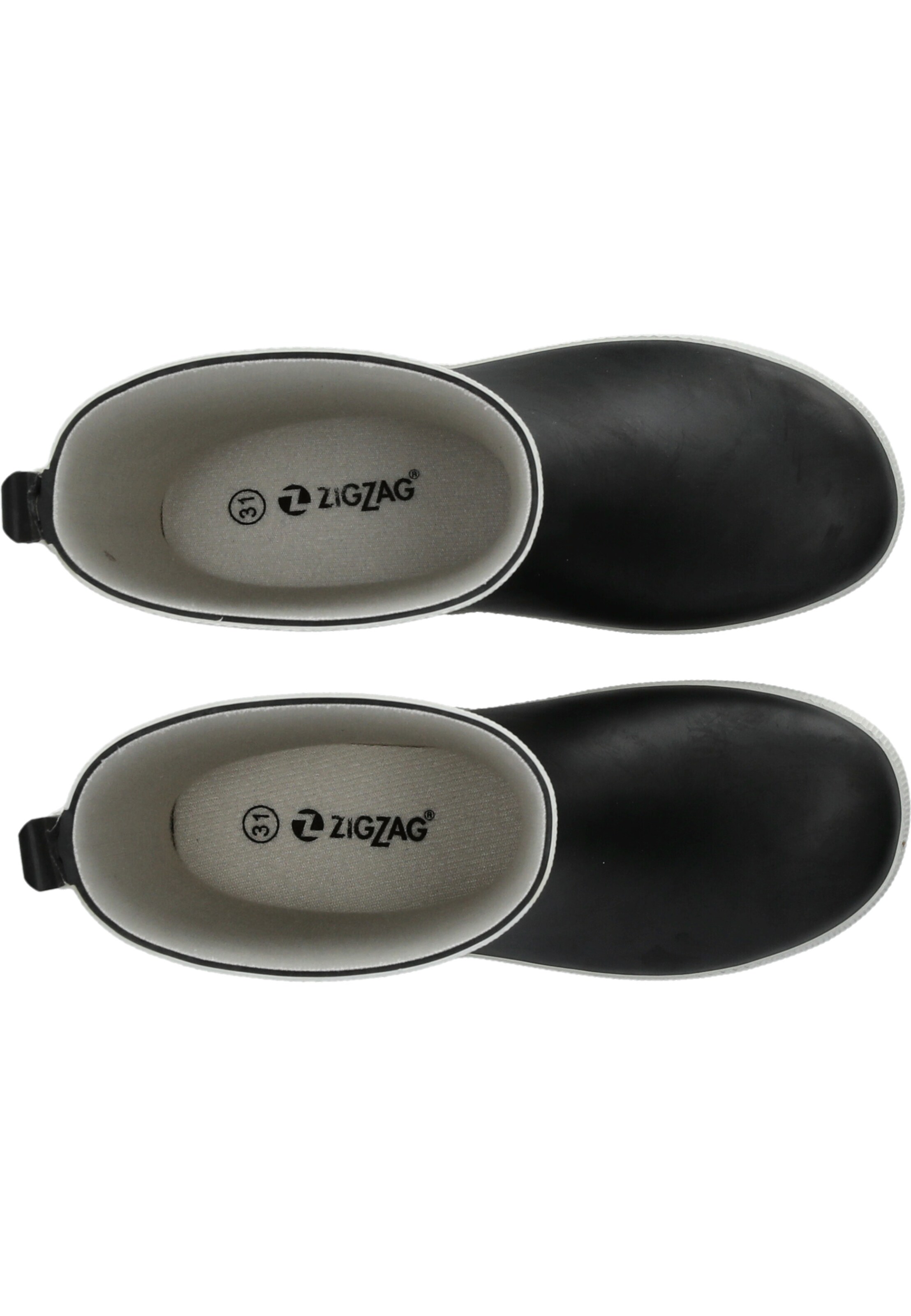 ZigZag Rubber Boots in Black
