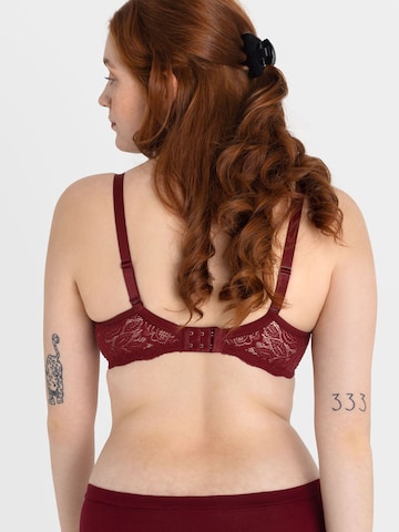Erlich Textil - Clássico Soutien 'Elisabeth' em vermelho