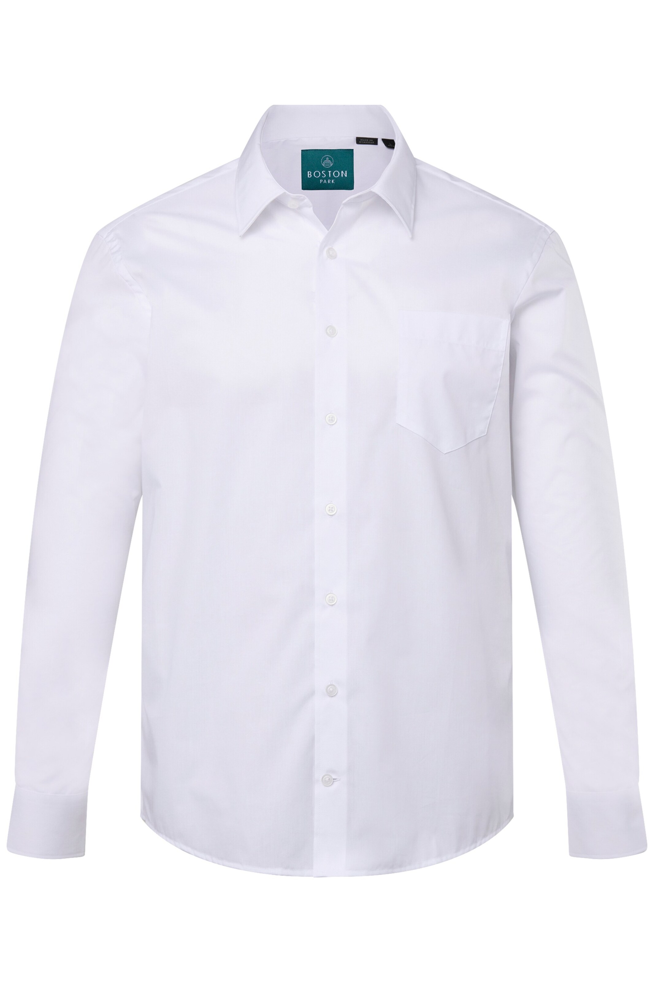 Boston Park Businesshemd in Weiß: Vorderseite
