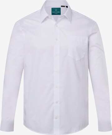Boston Park Comfort fit Overhemd in Wit: voorkant