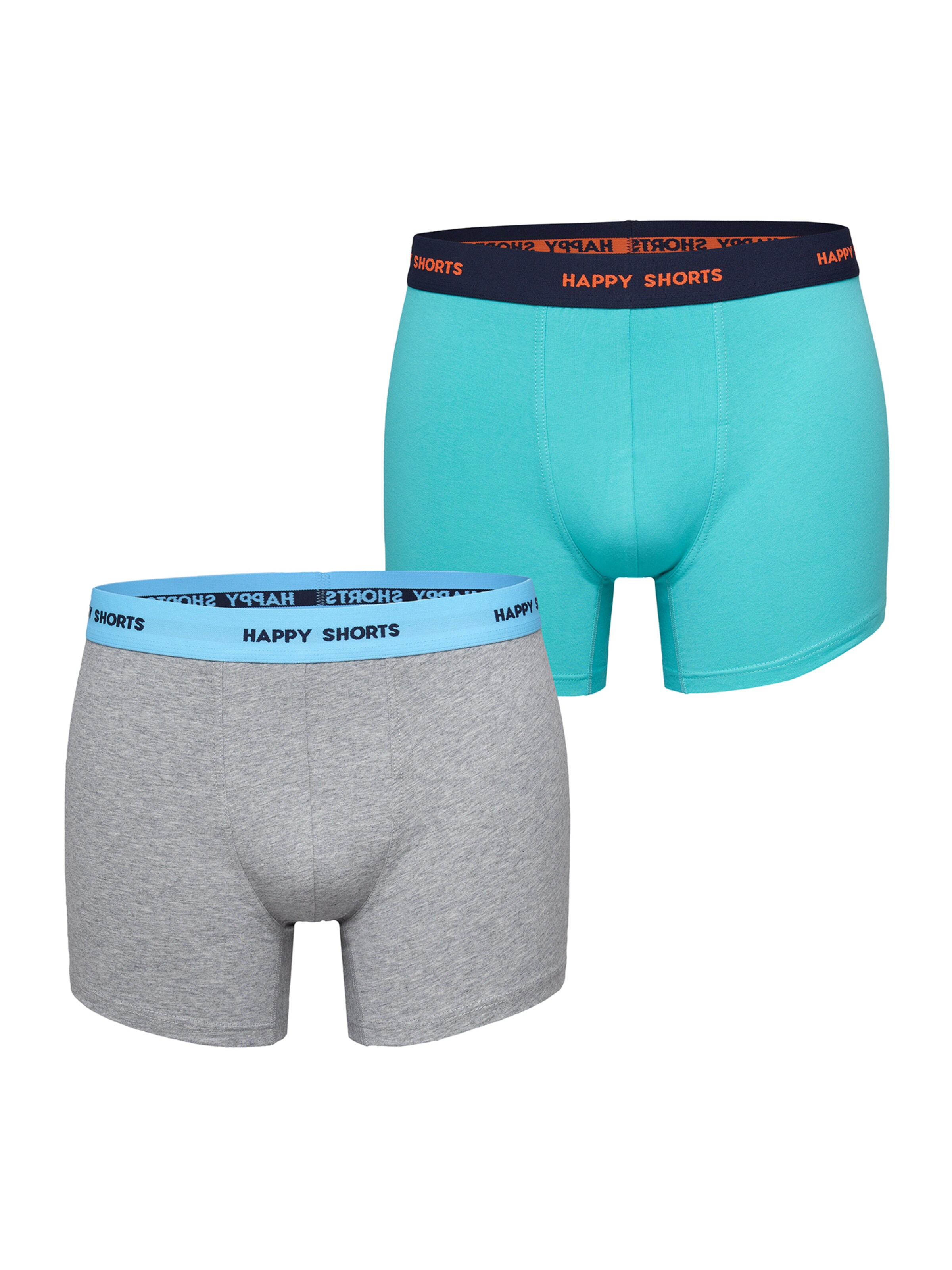 Happy Shorts Retro Pants ' Solids ' in Blau: Vorderseite