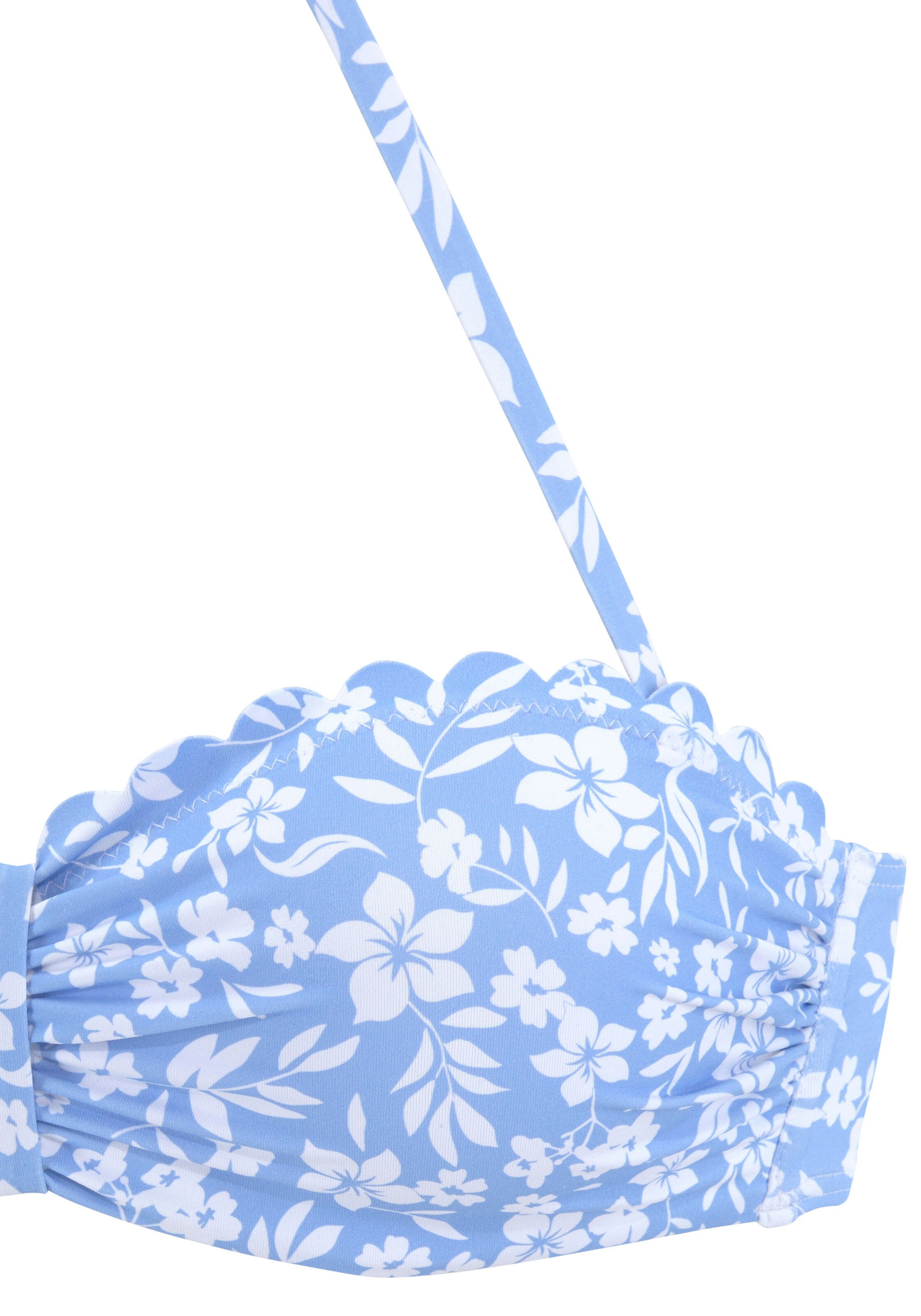 VIVANCE Balconette Bikini top in Blue