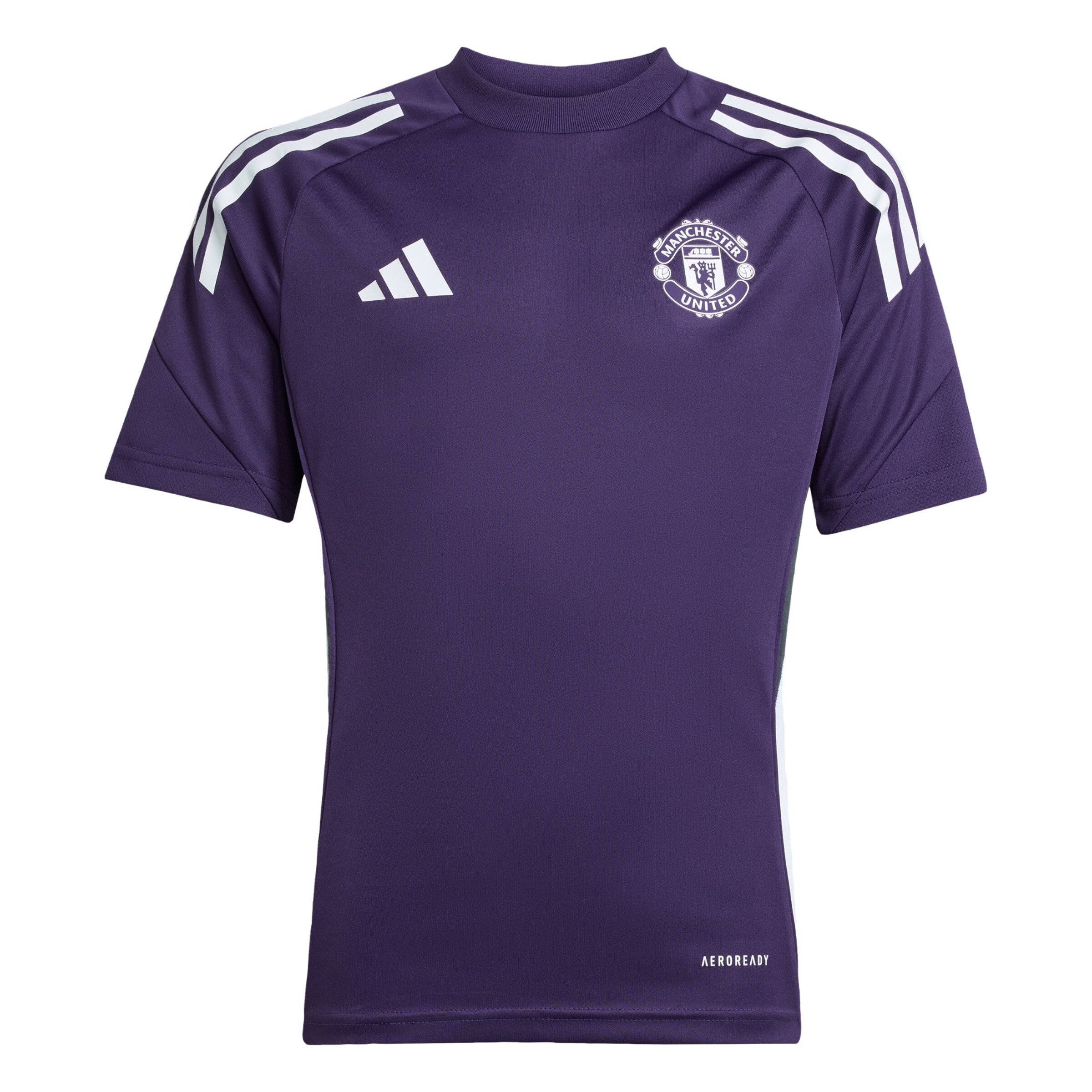 T-Shirt fonctionnel 'Manchester United Tiro 25 Competition' ADIDAS PERFORMANCE en violet : devant
