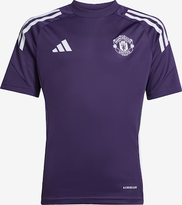 ADIDAS PERFORMANCE Functioneel shirt 'Manchester United Tiro 25 Competition' in Lila: voorkant