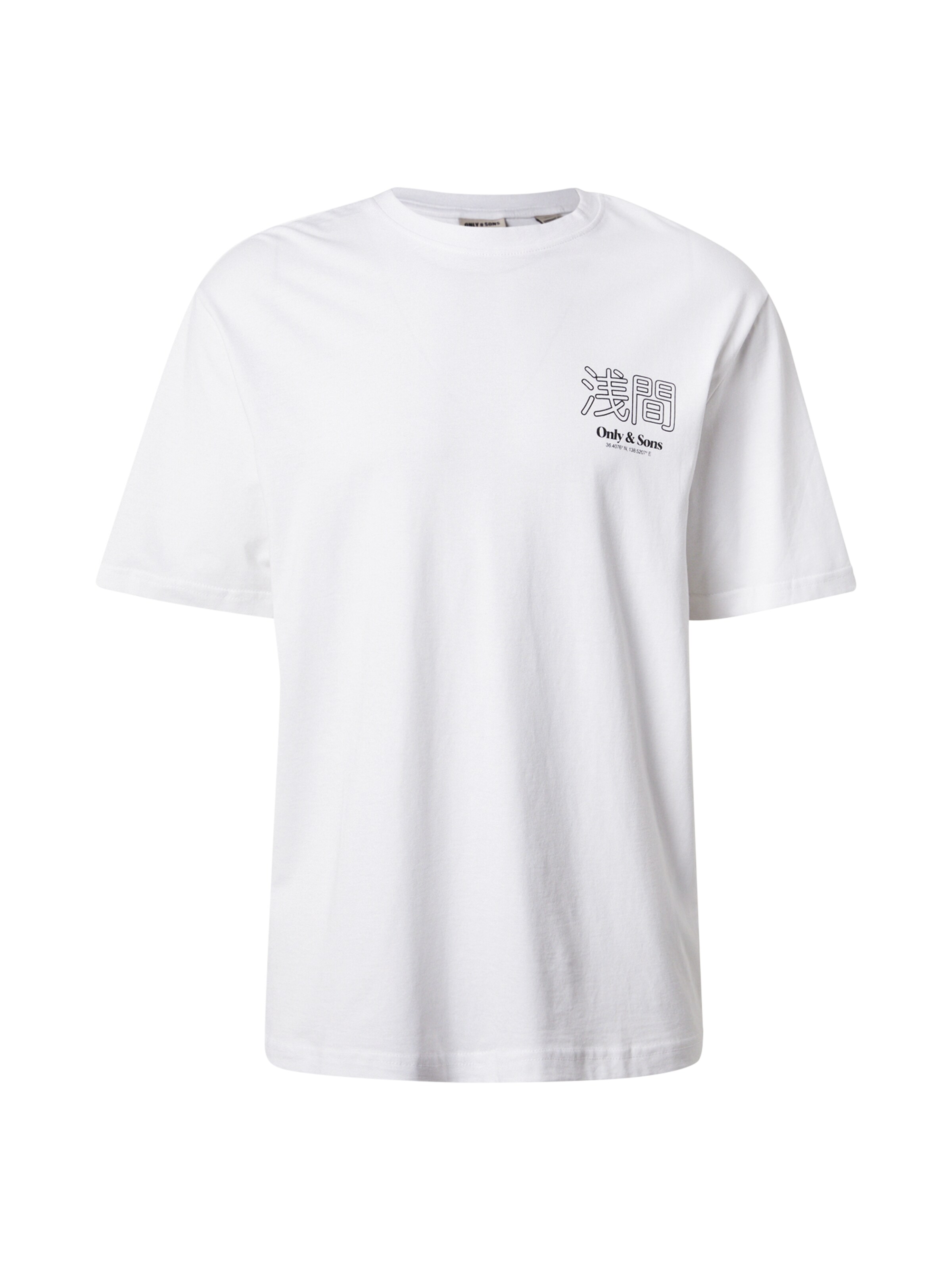 Only & Sons Shirt 'ONSTRISTAN' in White: front