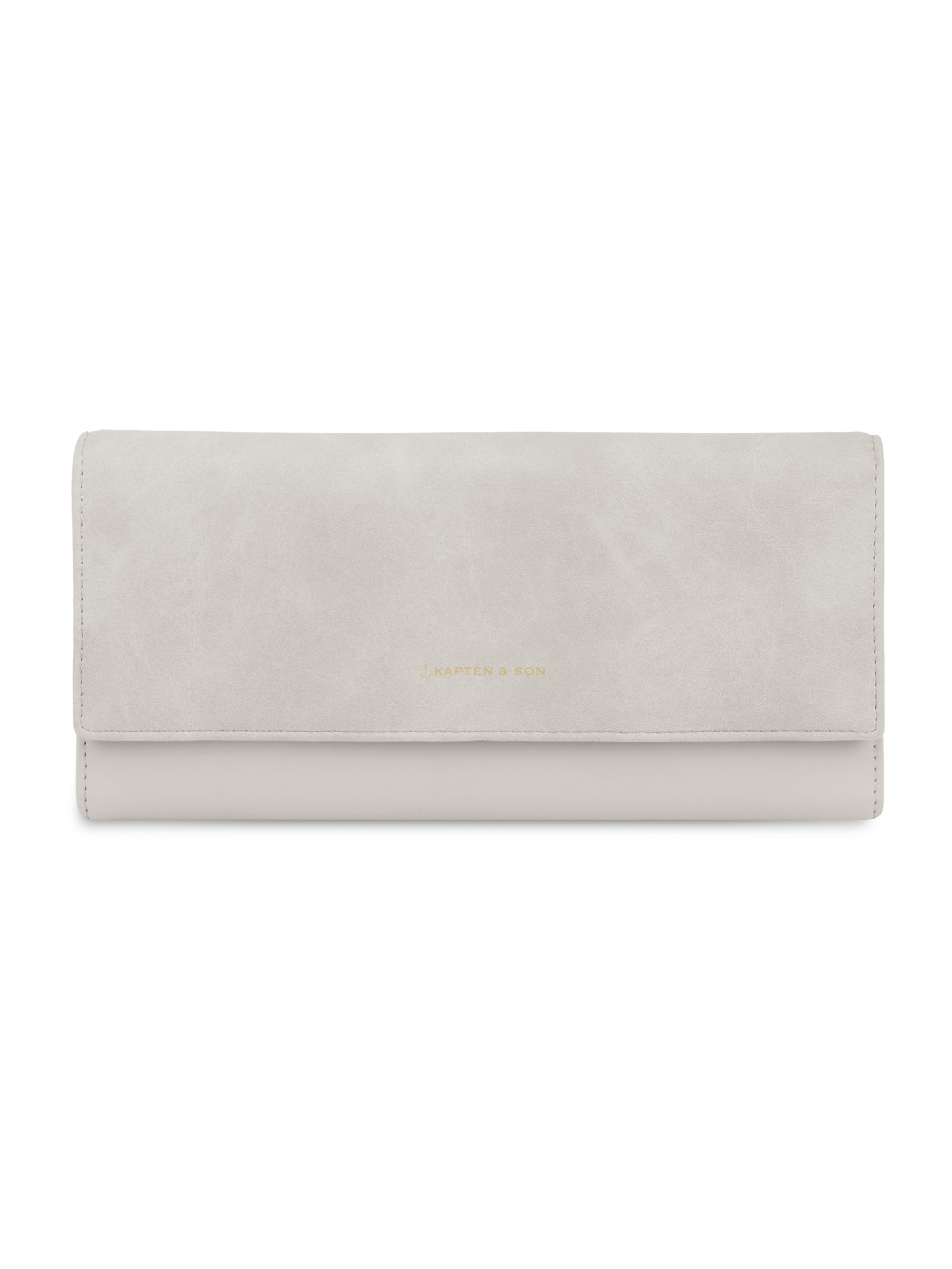 Kapten & Son Tegnebog 'Triomphe Oyster' i grå: forside