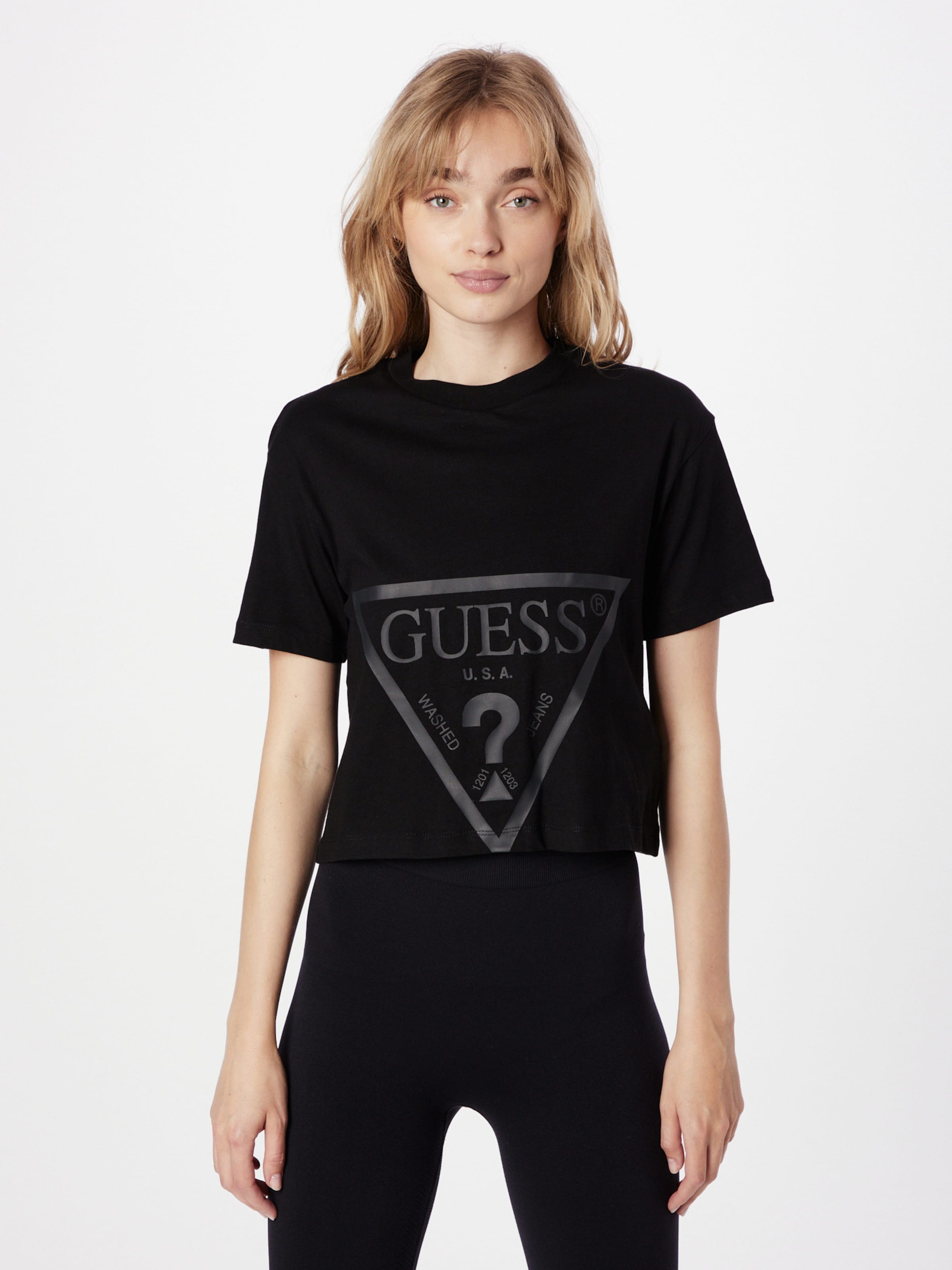 GUESS Shirt ADELE in Black ABOUT YOU