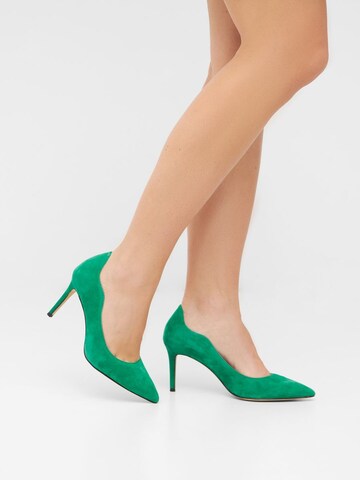 Bianco Pumps 'CHIC' i grøn: forside