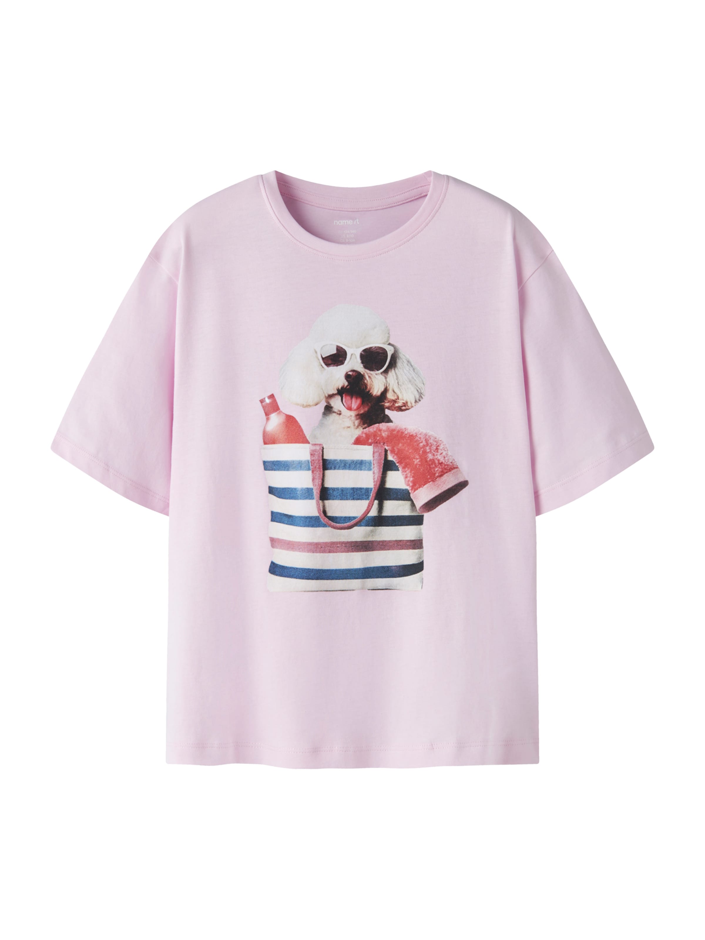 NAME IT Shirt 'NKFVOTEA' in Purple: front