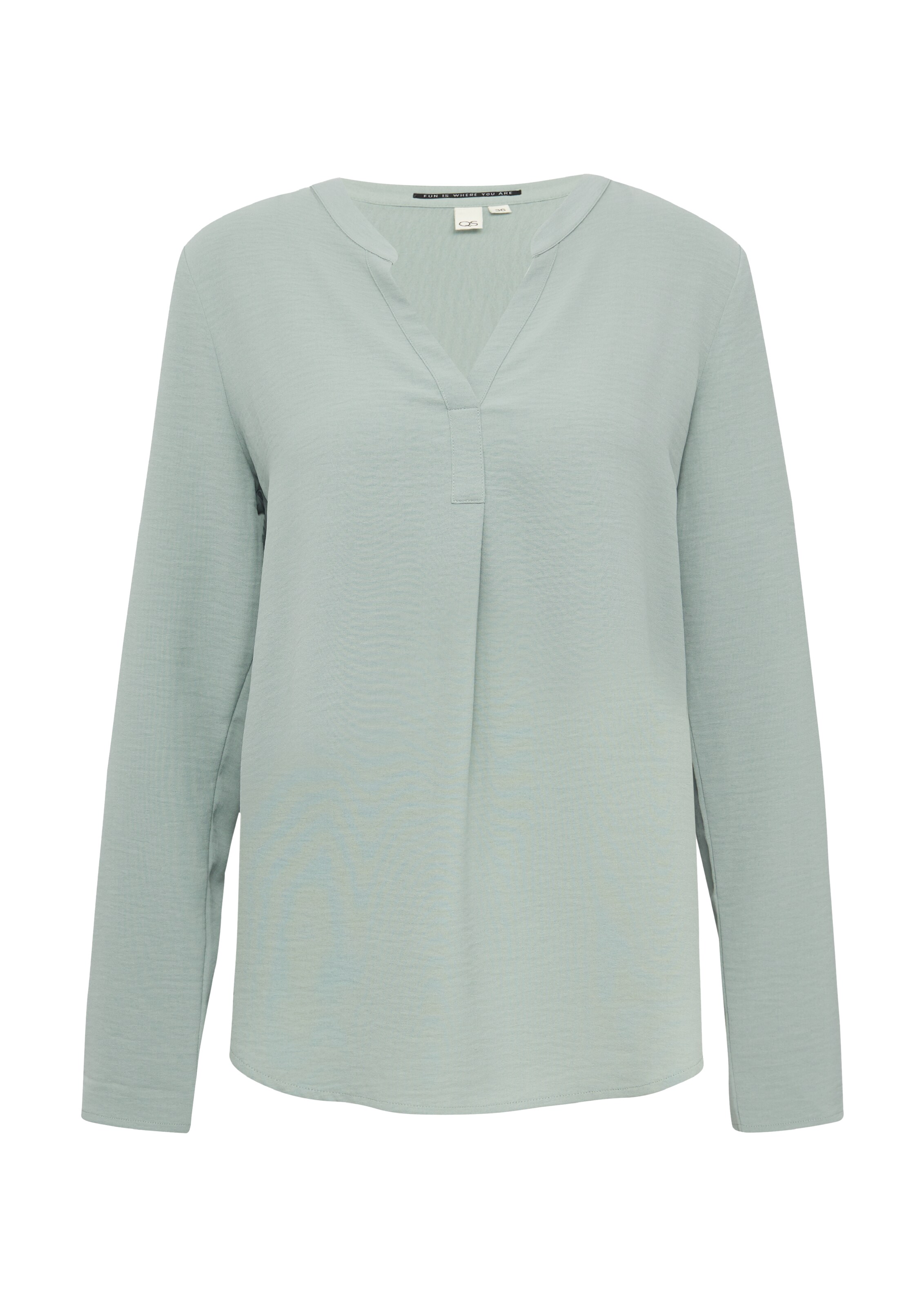 QS Bluse in Grün: Vorderseite