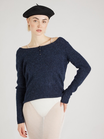 MOS MOSH Sweater in Blue: front