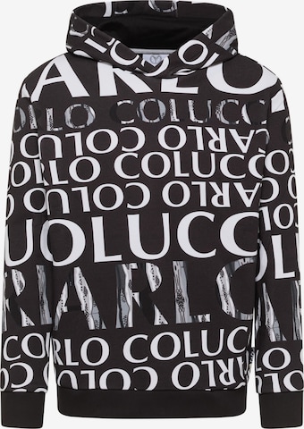 Carlo Colucci Sweatshirt 'Dipauli' in Zwart: voorkant