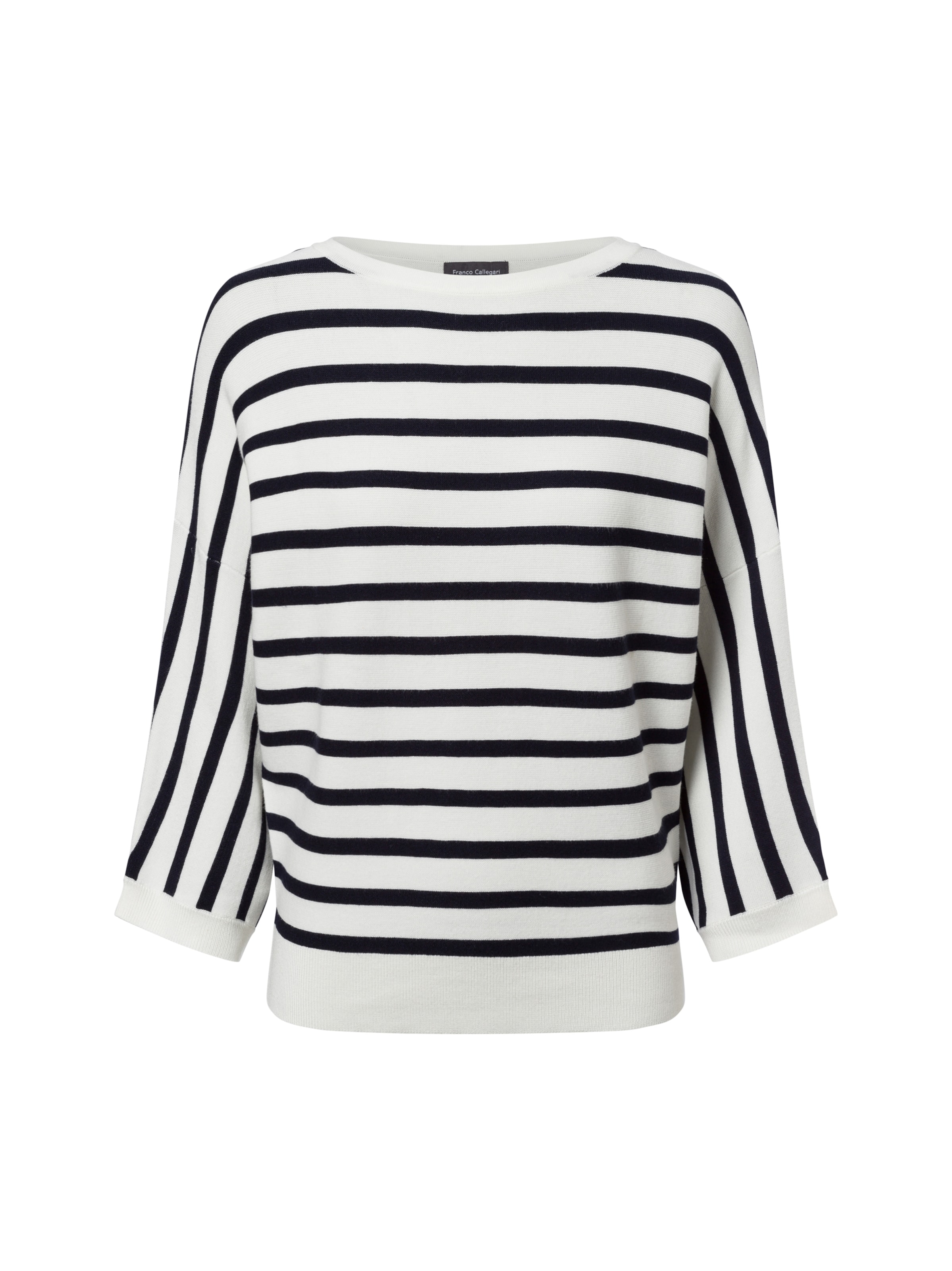 Franco Callegari Pullover in Weiß: Vorderseite