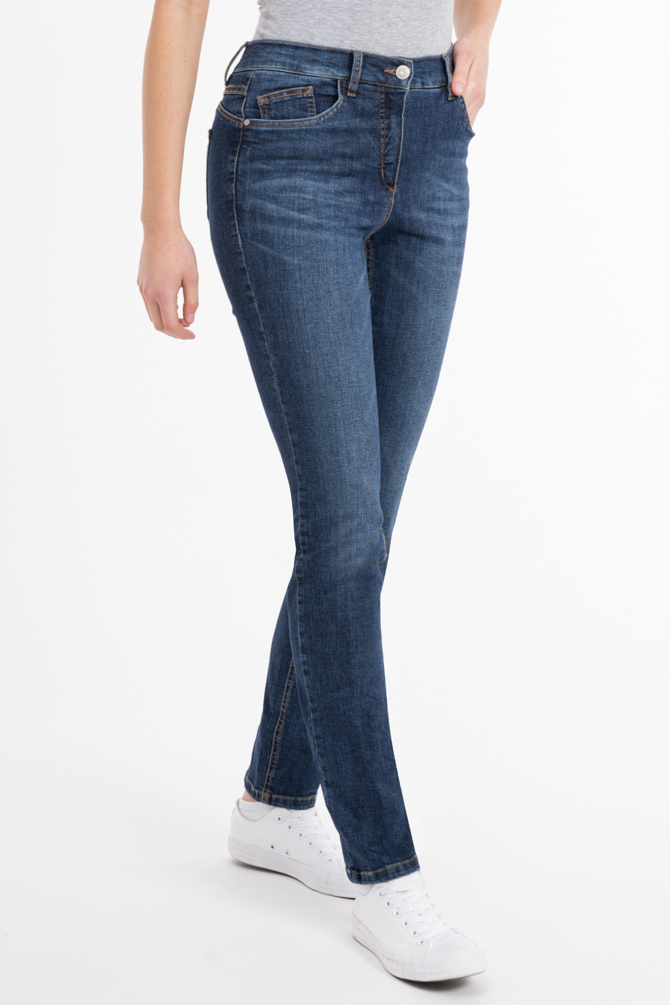 Frauen Jeans Recover Pants Jeans 'ADRIAN' in Blau - XG11106
