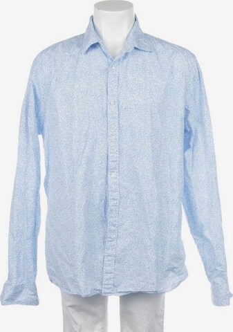 Michael Kors Button Up Shirt in XXL in Blue: front