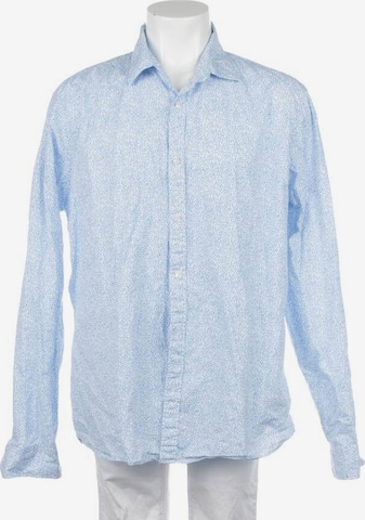 Michael Kors Button Up Shirt in XXL in Blue: front