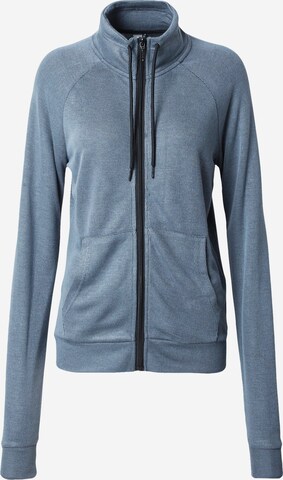 ONLY PLAY Athletic Zip-Up Hoodie 'JENNA' in Blue: front