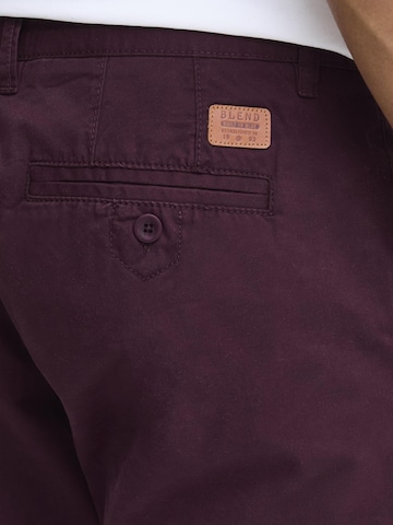 BLEND Regular Chino trousers 'Sasuke' in Red