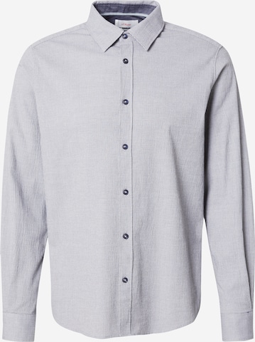 s.Oliver Hemd in Blau: Vorderseite