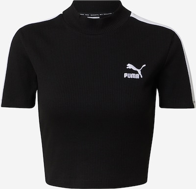 PUMA T-Shirt 'Classics' in schwarz / weiß, Produktansicht
