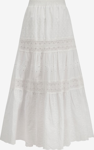 October Skirt in White: front