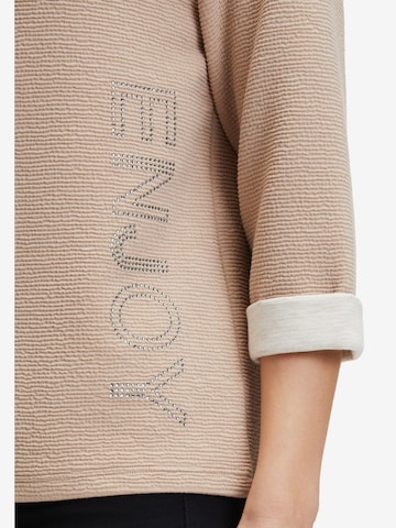 Sweat-shirt Betty Barclay en beige