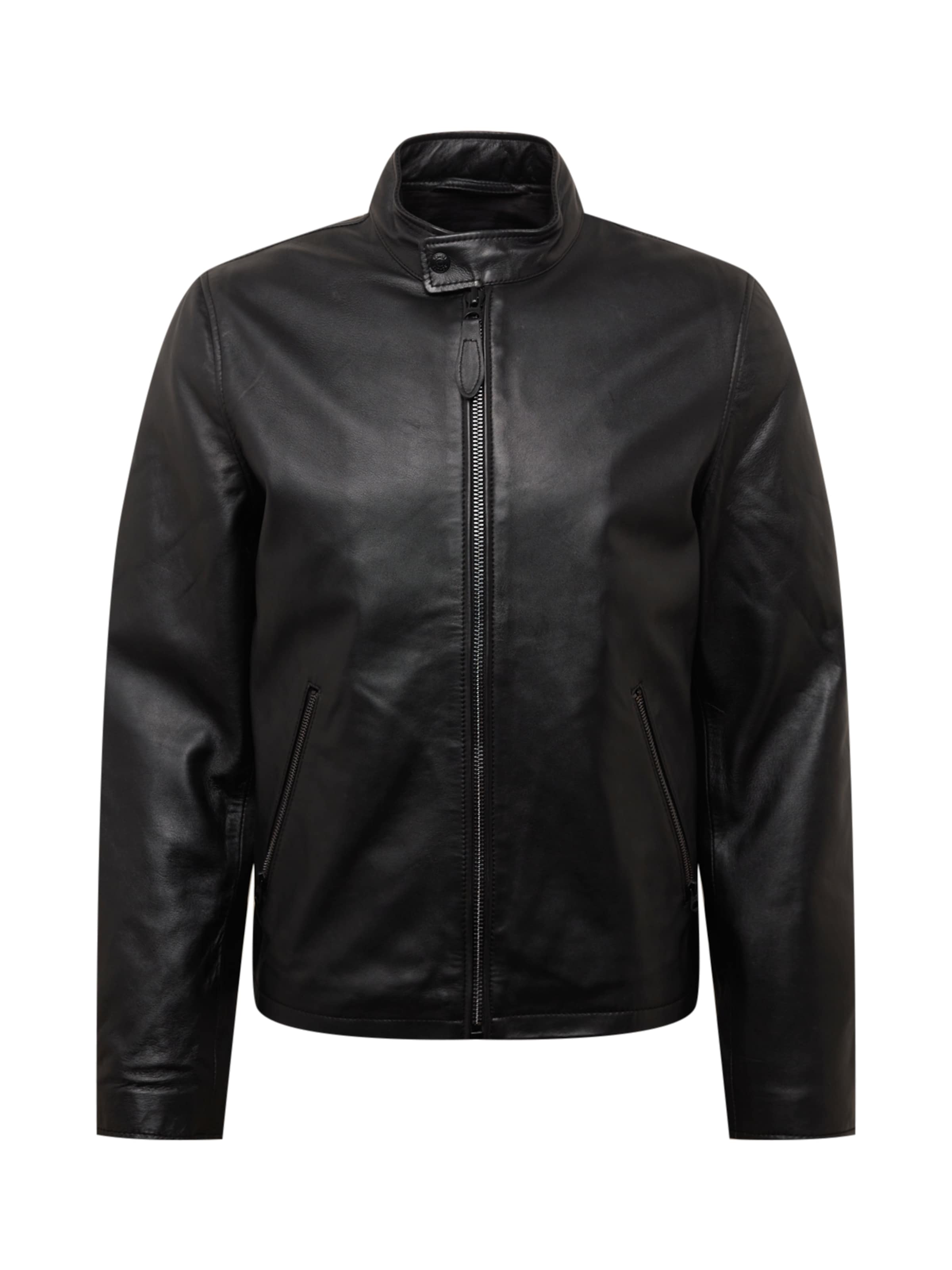 Schott NYC Övergångsjacka i svart: framsida