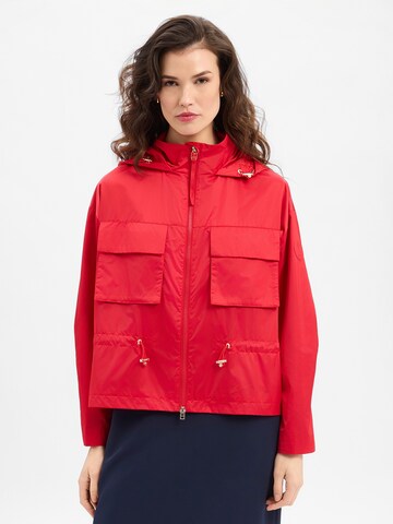 JOOP! Tussenparka in Rood: voorkant