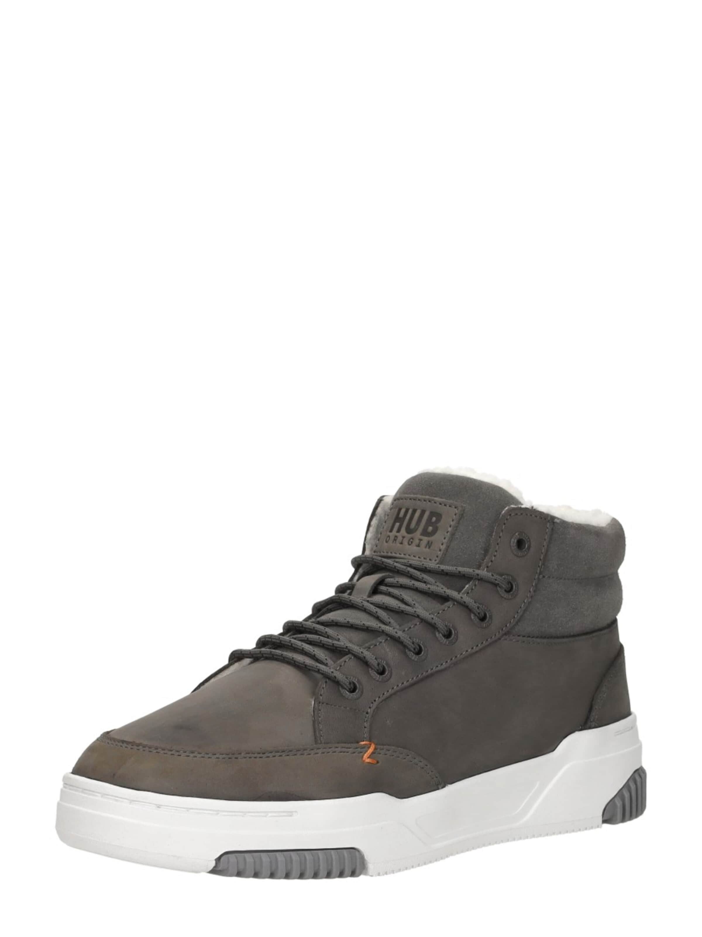 Bottes à lacets 'Mark 2.1' HUB en gris : devant