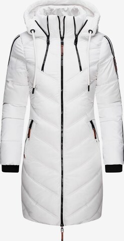 Cappotto invernale 'Armasa' di MARIKOO in bianco: frontale